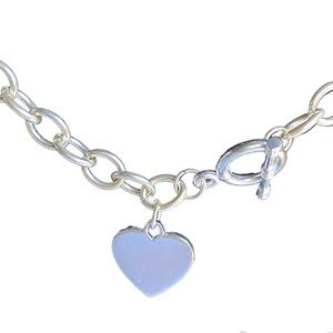 Tiffany Inspired Silver Tone Necklace